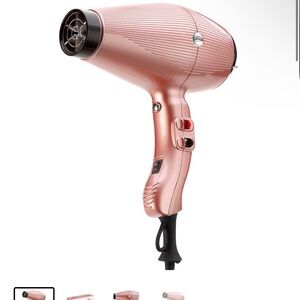 Aria Ionic Hair Dryer - Pink Metallic